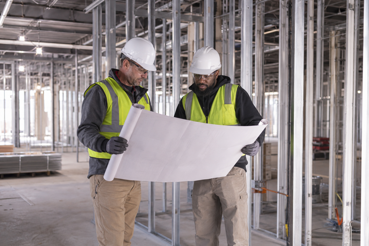 Commercial interior construction